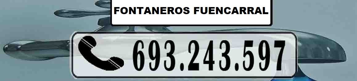Fontaneros Fuencarral Madrid Urgentes
