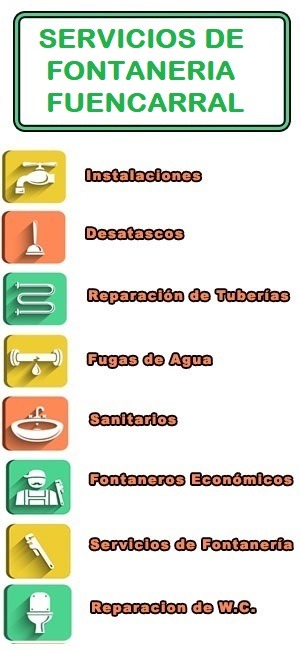 servicios de fontaneria en Fuencarral